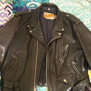Schott Perfecto Motorcycle Jacket Size 50